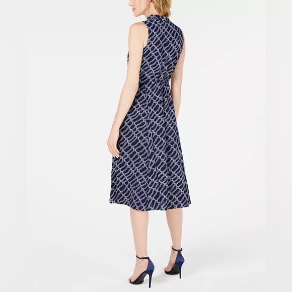 NWT Anne Klein Rope Print Midi Dress - Picture 9 of 10